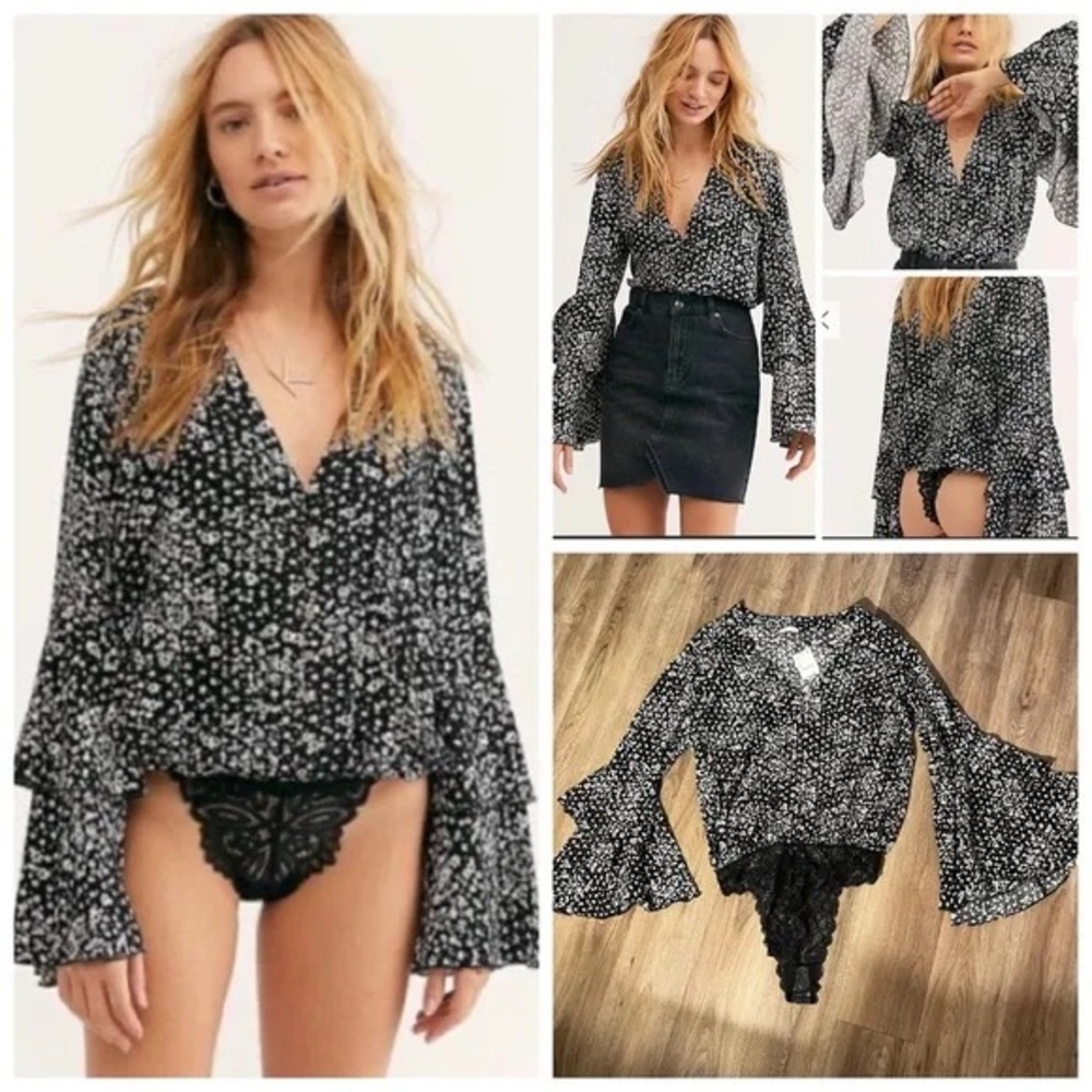 Free People She's Ditsy Bodysuit